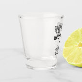 カスタム歯科衛生ヒョウ印字歯 ショットグラス (左)