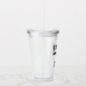 カスタム歯科衛生士レオパード歯 アクリルタンブラー (右)