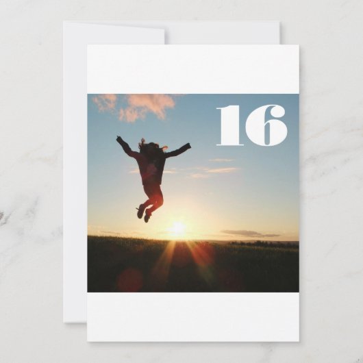 カスタム歳の誕生日パーティー写真ハートピ10代のンク 招待状 (裏面)