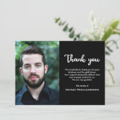 カスタム死別悔やみや弔慰記念 サンキューカード (スタンド正面)