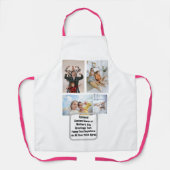 カスタム母の写真エプロンパーソナライズされた- Mothers Day エプロン (正面)