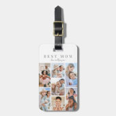 カスタム母の写真 ラゲッジタグ (正面縦)
