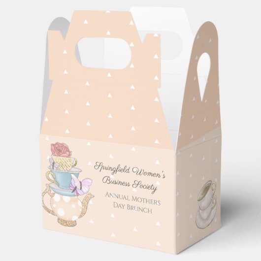 カスタム母の日お茶会お願い箱 フェイバーボックス (オープン)