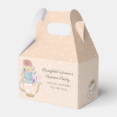 カスタム母の日お茶会お願い箱 フェイバーボックス (正面サイド)