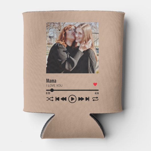 カスタム母の日が大好き 缶クーラー (正面)