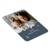 カスタム母の日のフォトスクリプトの愛 マグネット (右側)