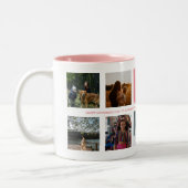 カスタム母の日の写真2トーンのコーヒーマグ ツートーンマグカップ (左)