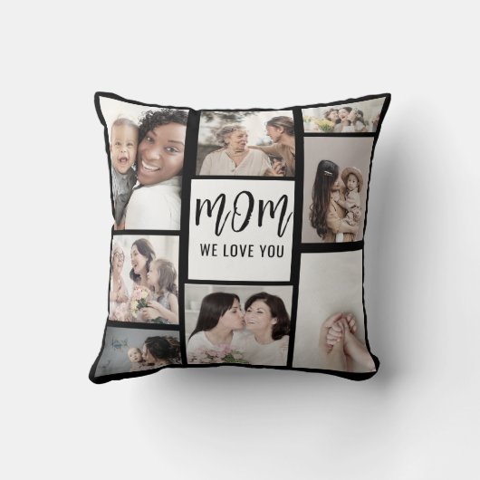 カスタム母の日の写真 クッション (裏面)