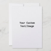 カスタム母の日パーソナライズされたカード母を作成 招待状 (裏面)