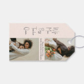 カスタム母の日フォトギフトラベル- パーソナライズされた ギフトタグ (正面(横))