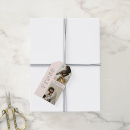 カスタム母の日フォトギフトラベル- パーソナライズされた ギフトタグ