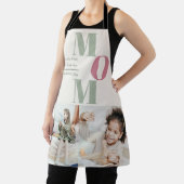 カスタム母の日フォトコラージエプロン | MOMプレゼント エプロン (インサイチュ)