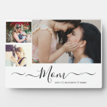 カスタム母の日フォトコラージュプラーク