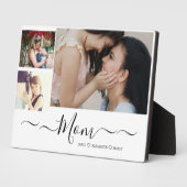 カスタム母の日フォトコラージュプラーク フォトプラーク (側面)