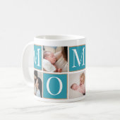 カスタム母の日フォトコラージュマグ コーヒーマグカップ (正面左)