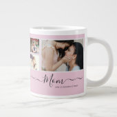 カスタム母の日フォトコラージュマグ ジャンボコーヒーマグカップ (右)
