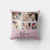 カスタム母の日フォトコラージュ装飾用クッション クッション (正面)