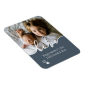 カスタム母の日フォトスクリプトラブマグネット マグネット (右側)