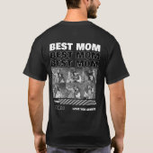 カスタム母の日フォトTシャツ、パーソナライズド90年代 Tシャツ (裏面)