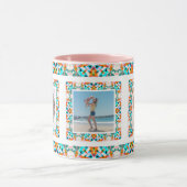 カスタム母の日ムームママフォトティーコーヒー マグカップ (中央)