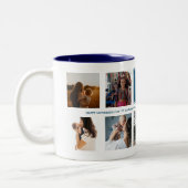 カスタム母の日写真 ツートーンマグカップ (左)