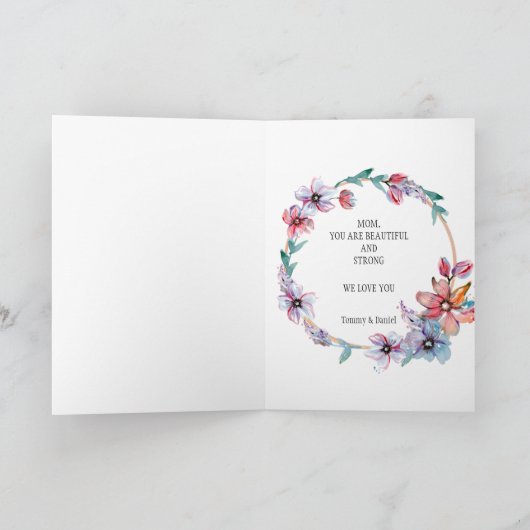 カスタム母の日 カード (内部)