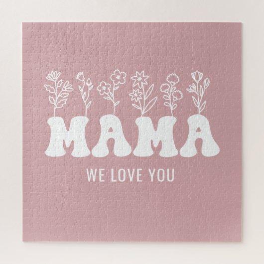 カスタム母の日 ジグソーパズル (縦)