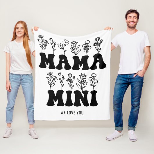 カスタム母の日 フリースブランケット (インサイチュ)