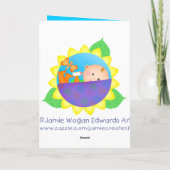 カスタム母の日/誕生日/新母 カード (裏面)