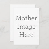 8.9cm x 12.7cmフラットサンキューカード (正面/裏面)