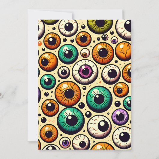 カスタム毒抜きハロウィンカクテルパーティー 招待状 (裏面)