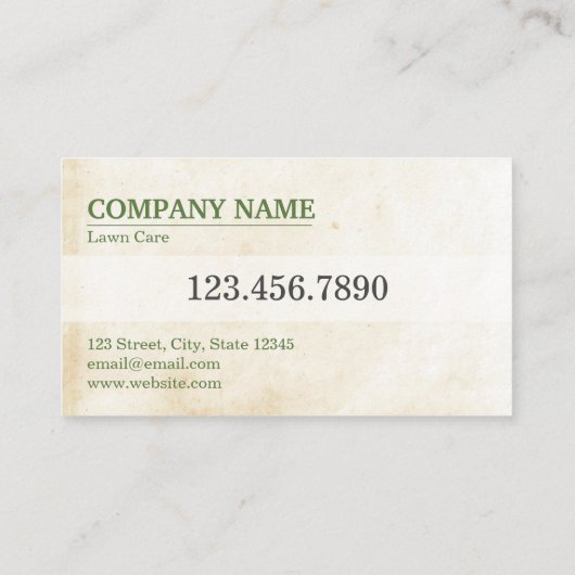 カスタム気に芝名刺 名刺 (裏面)