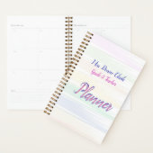 カスタム水カラフル色先生プランナー プランナー手帳 (ディスプレー)