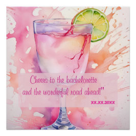 カスタム水カラートーストバチェロレッテ ポスター