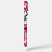 カスタム水カラー明るい赤紫色開花 Case-Mate iPhoneケース (裏面 / 右)