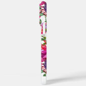 カスタム水カラー明るい赤紫色開花 Case-Mate iPhoneケース (裏面 / 左)