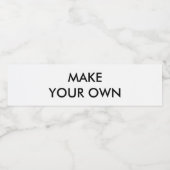 カスタム水パーソナライズされた瓶ラベル(4) ペットボトルラベル (シングルラベル)