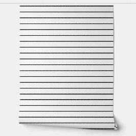 カスタム水平ストライプ白黒 壁紙