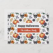 カスタム水彩ハロウィーン葉書 シーズンポストカード (正面/裏面)