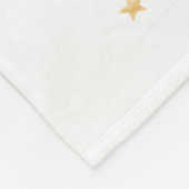 カスタム水彩冒険三つ子のマイルストーン フリースブランケット (角)