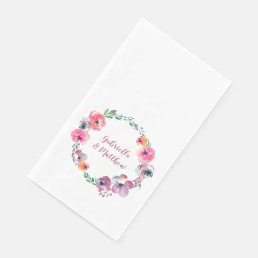 カスタム水彩花エレガモダンントウェディング (コーナー)