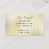 カスタム水色モダンデザイン名刺 名刺 (裏面)