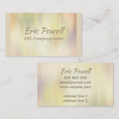 カスタム水色モダンデザイン名刺 名刺 (正面/裏面)