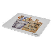 カスタム水色名切断ボード カッティングボード (角)