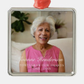 カスタム永遠にハート記念館 メタルオーナメント (正面)