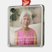 カスタム永遠にハート記念館 メタルオーナメント (左)