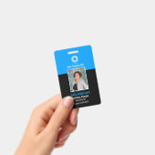 カスタム法人用社員IDバッジ - ティールプロ バッジ (手持ち)