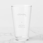 カスタム法医学ナース |法医学の看護ギフト タンブラーグラス (裏面)