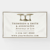 カスタム法律事務所の会社名 横断幕 (横)