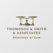 カスタム法法律事務所名 ウィンドウサイン (シート)